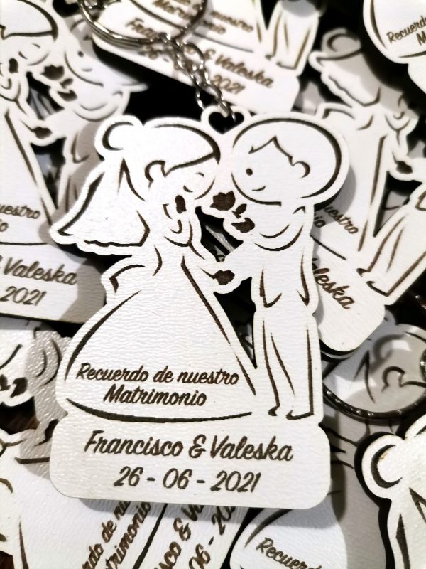 Llavero Recuerdo de Matrimonio Personalizado: Un Detalle Único para tus Invitados - Imagen 2