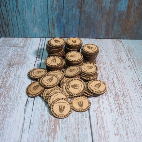 Pack Etiquetas de madera 5cm - Con logo