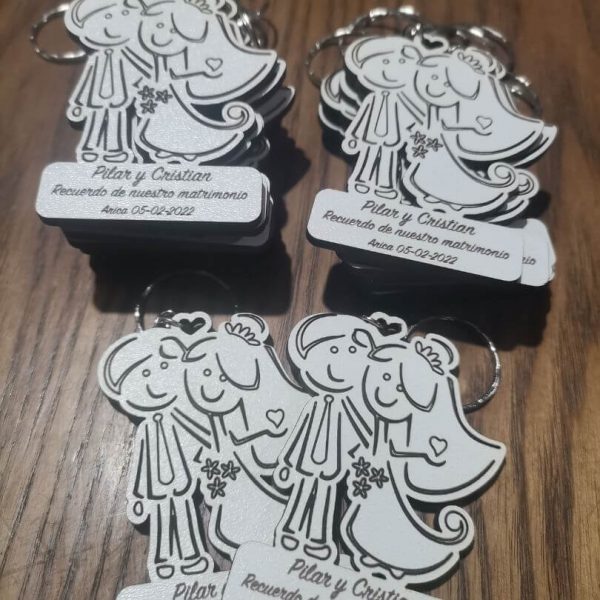 Llavero Recuerdo de Matrimonio Personalizado: Un Detalle Único para tus Invitados - Imagen 5