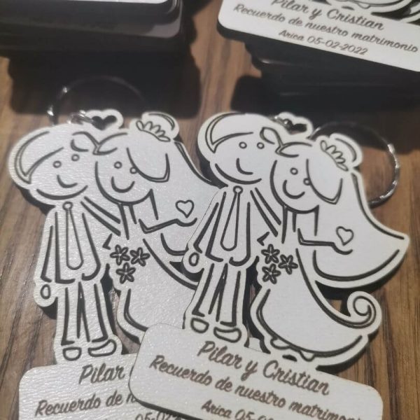 Llavero Recuerdo de Matrimonio Personalizado: Un Detalle Único para tus Invitados - Imagen 8
