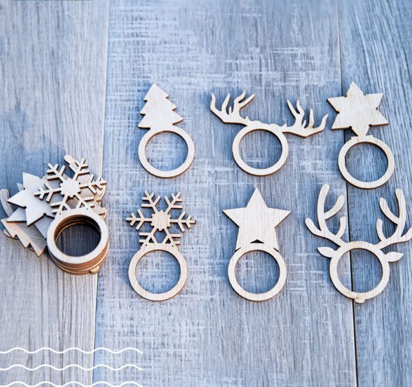 Pack Argolla Porta Servilleta - Navidad - Imagen 2