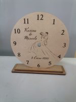 Reloj con base - Diametro 14cm (No incluye circuito)
