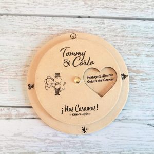 Invitación tipo ruleta