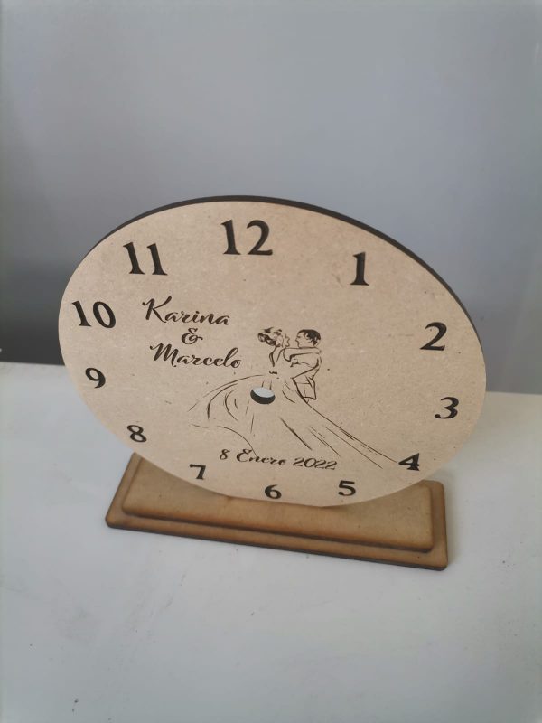 Reloj con base - Diametro 14cm (No incluye circuito) - Imagen 2