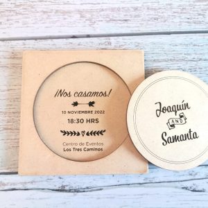 Invitación Sorpresa 10 x 10cm