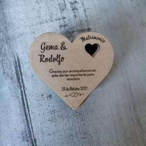Recuerdo Corazón Imantado - 10cm