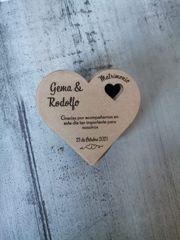 Recuerdo Corazón Imantado - 10cm