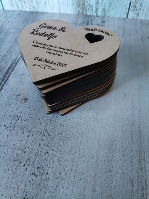 Recuerdo Corazón Imantado - 10cm - Imagen 2
