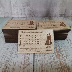 Recuerdo Calendario Imantado - 10 x 6cm (mod1)