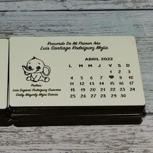 Recuerdo Calendario Imantado | Cumpleaños - 10 x 6cm