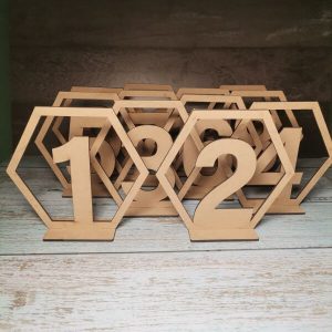 Número de mesa | Alto: 14cm (Mod 3)