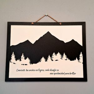 Deco Paisaje con Mensaje Personalizado (mod1)